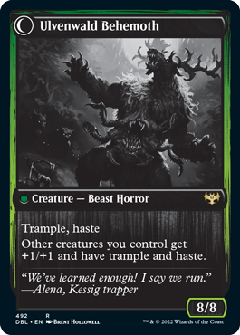 Ulvenwald Oddity // Ulvenwald Behemoth [Innistrad: Double Feature] - The Mythic Store | 24h Order Processing