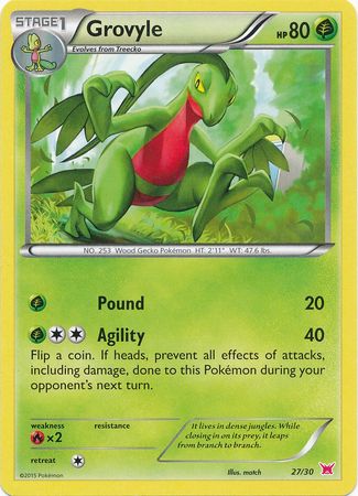 Grovyle (27/30) [XY: Trainer Kit 2 - Latias] - The Mythic Store | 24h Order Processing