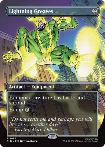 Lightning Greaves (1987) [Secret Lair Drop Series] - The Mythic Store | 24h Order Processing