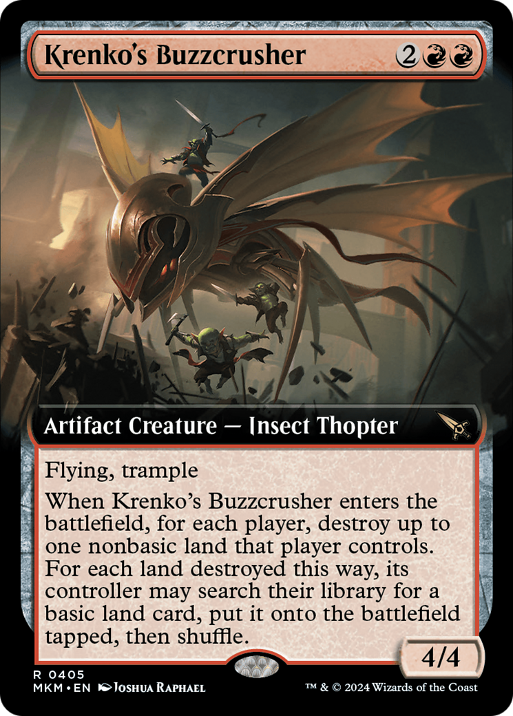 Krenko's Buzzcrusher (Extended Art) [Murders at Karlov Manor] - The Mythic Store | 24h Order Processing