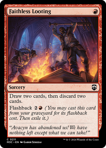 Faithless Looting [Modern Horizons 3 Commander] - The Mythic Store | 24h Order Processing