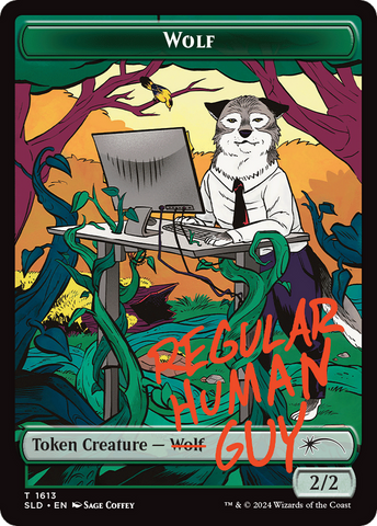 Wolf Token [Secret Lair Drop Series] - The Mythic Store | 24h Order Processing