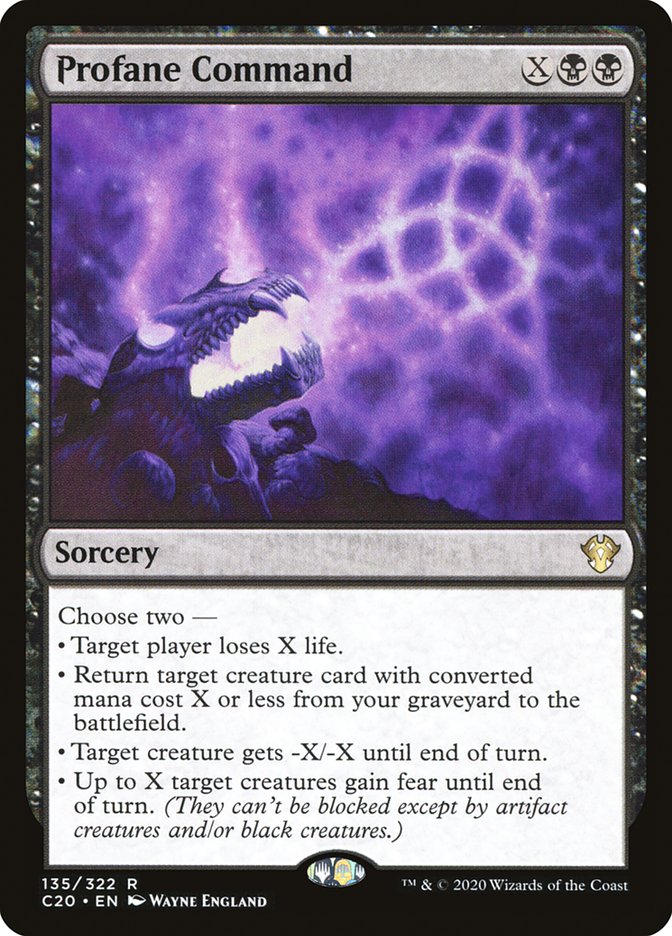 Profane Command [Commander 2020] - The Mythic Store | 24h Order Processing