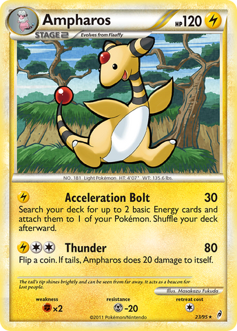 Ampharos (23/95) [HeartGold & SoulSilver: Call of Legends] - The Mythic Store | 24h Order Processing