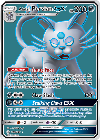 Alolan Persian GX (219/236) [Sun & Moon: Cosmic Eclipse] - The Mythic Store | 24h Order Processing