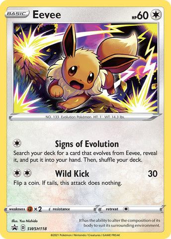 Eevee (SWSH118) [Sword & Shield: Black Star Promos] - The Mythic Store | 24h Order Processing
