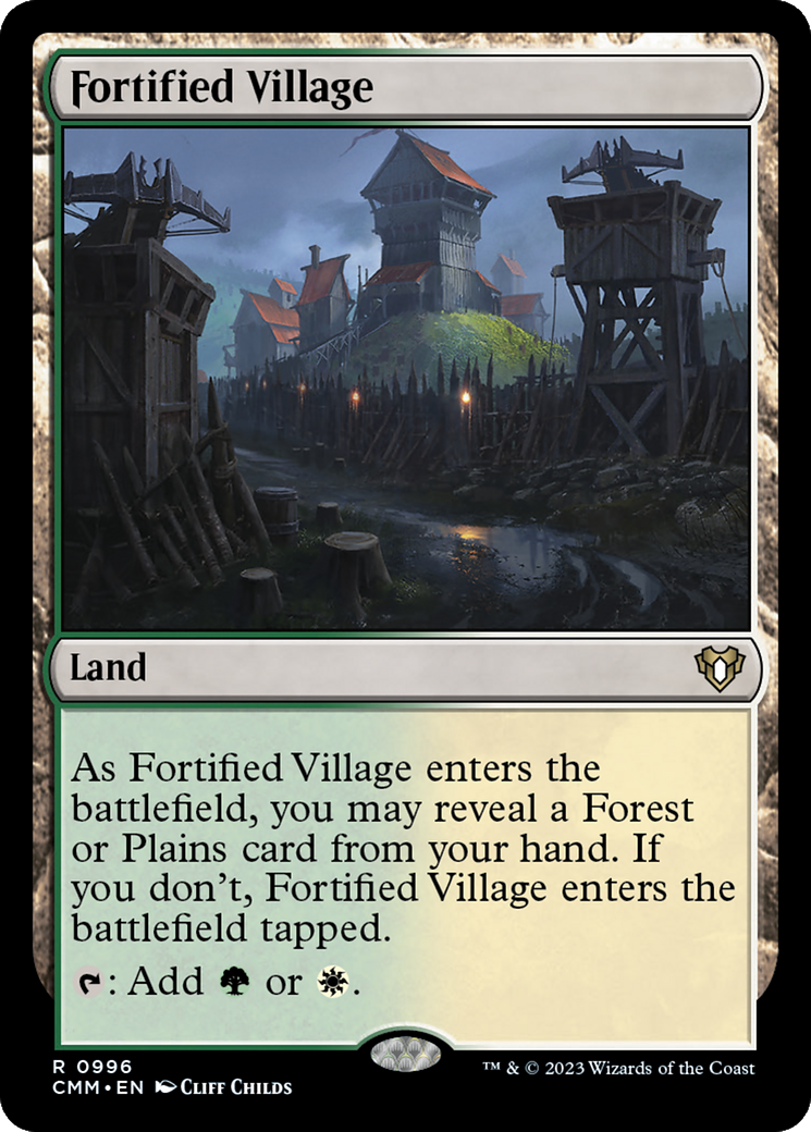 Fortified Village [Commander Masters] - The Mythic Store | 24h Order Processing