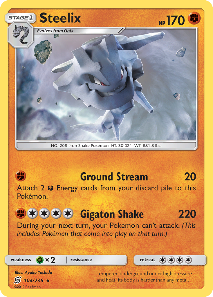 Steelix (104/236) [Sun & Moon: Unified Minds] - The Mythic Store | 24h Order Processing