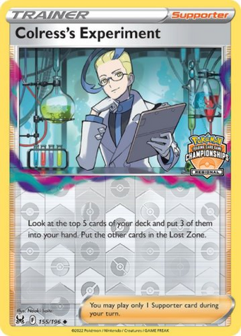 Colress's Experiment (Regional Championships) [Sword & Shield: Lost Origin] - The Mythic Store | 24h Order Processing