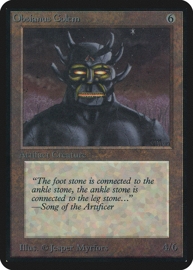 Obsianus Golem [Alpha Edition] - The Mythic Store | 24h Order Processing
