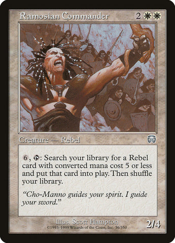 Ramosian Commander [Mercadian Masques] - The Mythic Store | 24h Order Processing