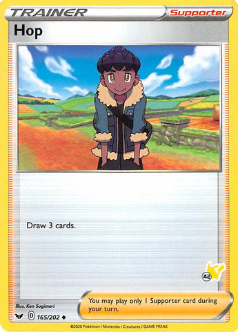 Hop (165/202) (Pikachu Stamp #42) [Battle Academy 2022] - The Mythic Store | 24h Order Processing