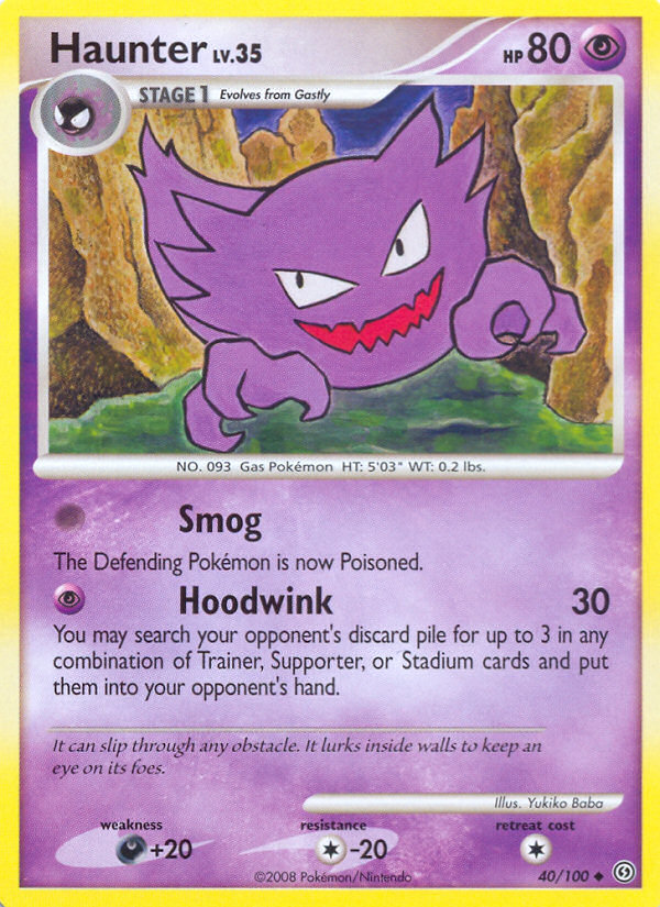 Haunter (40/100) [Diamond & Pearl: Stormfront] - The Mythic Store | 24h Order Processing