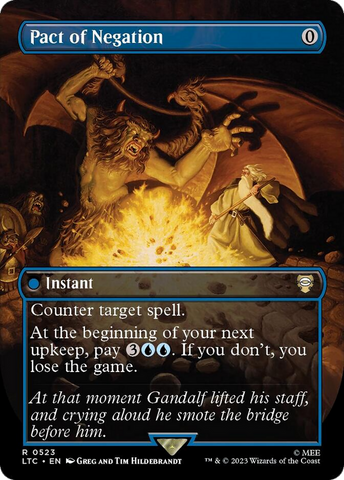 Pact of Negation (Borderless) [The Lord of the Rings: Tales of Middle-Earth Commander] - The Mythic Store | 24h Order Processing