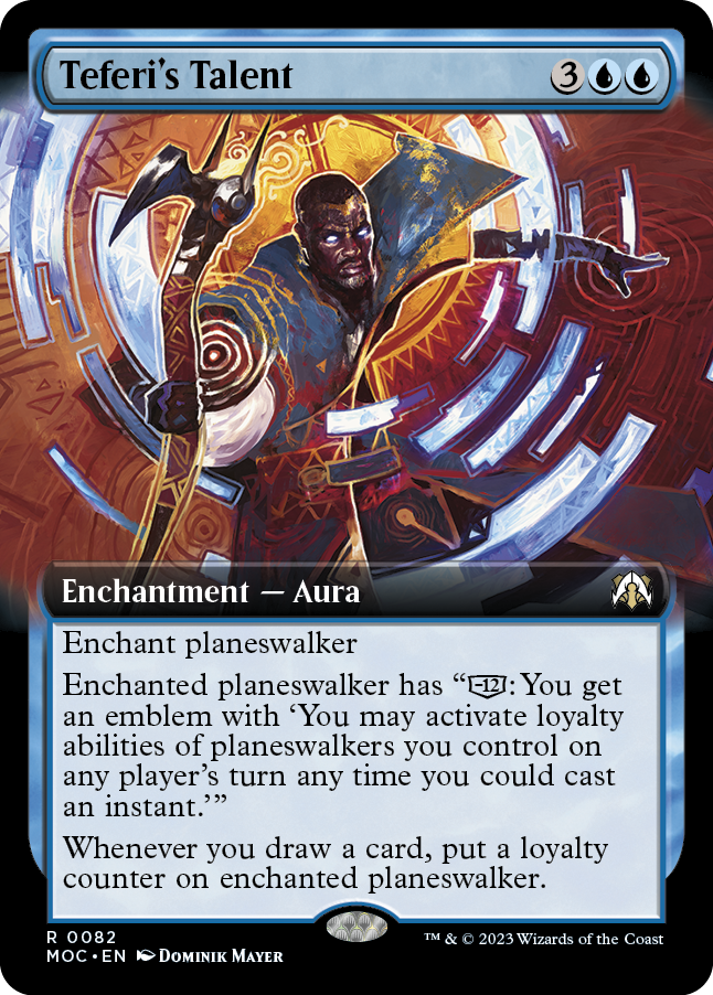 Teferi's Talent (Extended Art) [March of the Machine Commander] - The Mythic Store | 24h Order Processing