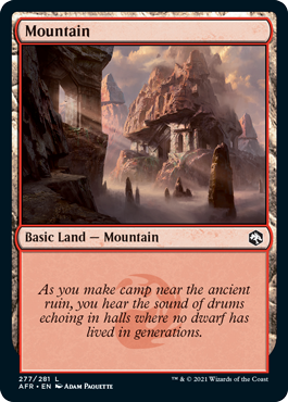 Mountain (277) [Dungeons & Dragons: Adventures in the Forgotten Realms] - The Mythic Store | 24h Order Processing