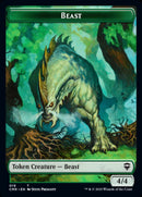 Beast (18) // Beast (19) Double-Sided Token [Commander Legends Tokens] - The Mythic Store | 24h Order Processing