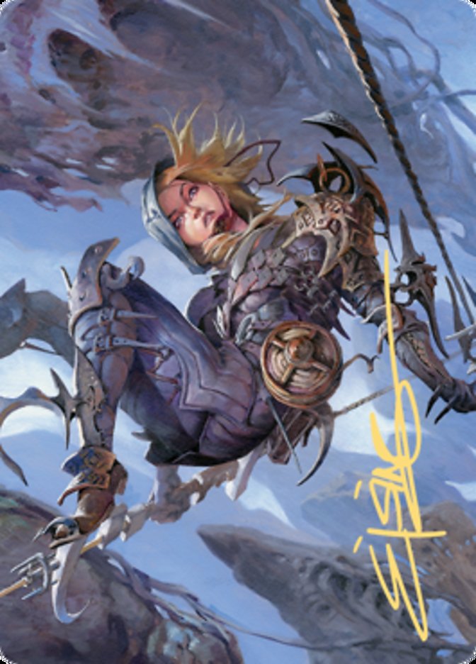 Blackbloom Rogue Art Card (Gold-Stamped Signature) [Zendikar Rising Art Series] - The Mythic Store | 24h Order Processing