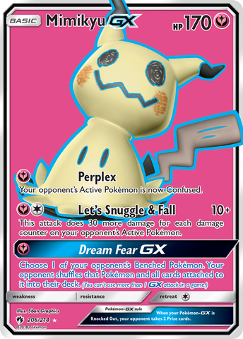 Mimikyu GX (206/214) [Sun & Moon: Lost Thunder] - The Mythic Store | 24h Order Processing