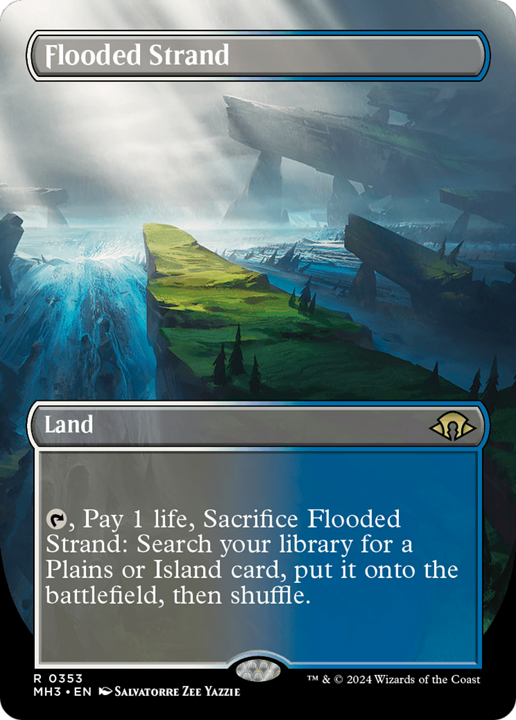 Flooded Strand (Borderless) [Modern Horizons 3] - The Mythic Store | 24h Order Processing