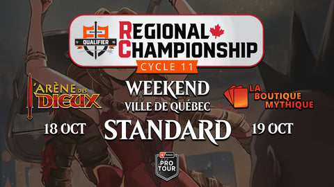 MTG Regional Championship Qualifier Cycle 11 Standard (19 Octobre) Ticket - The Mythic Store | 24h Order Processing