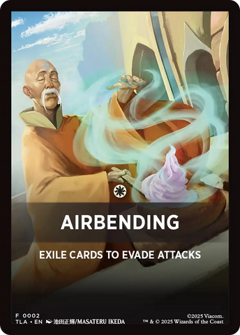 Airbending Theme Card [Avatar: The Last Airbender Tokens] - The Mythic Store | 24h Order Processing