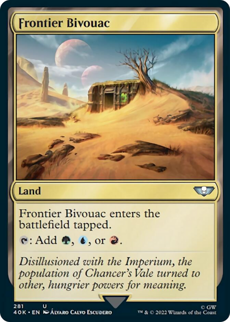 Frontier Bivouac (Surge Foil) [Warhammer 40,000] - The Mythic Store | 24h Order Processing