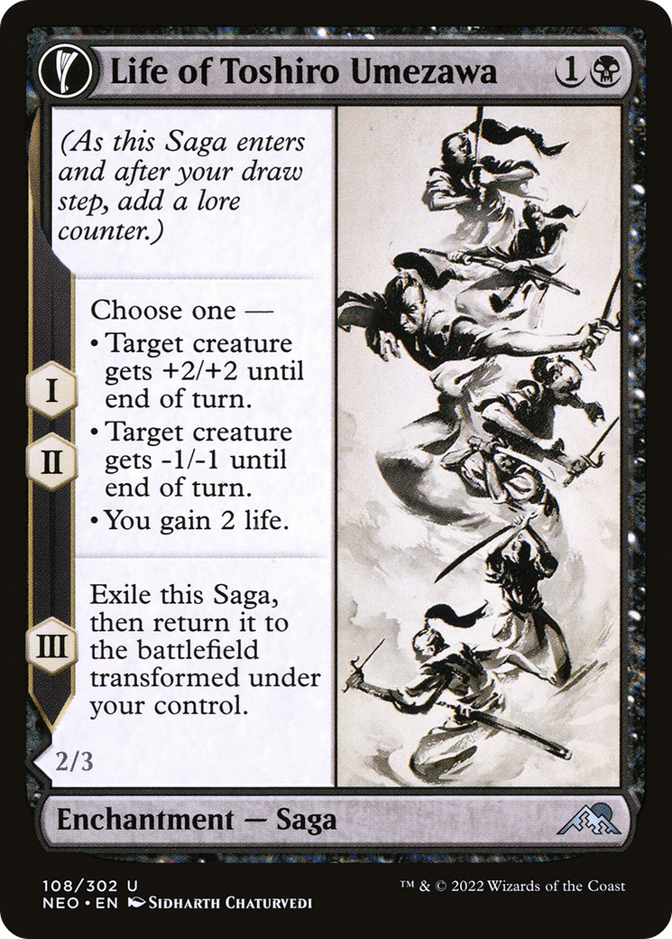 Life of Toshiro Umezawa // Memory of Toshiro [Kamigawa: Neon Dynasty] - The Mythic Store | 24h Order Processing