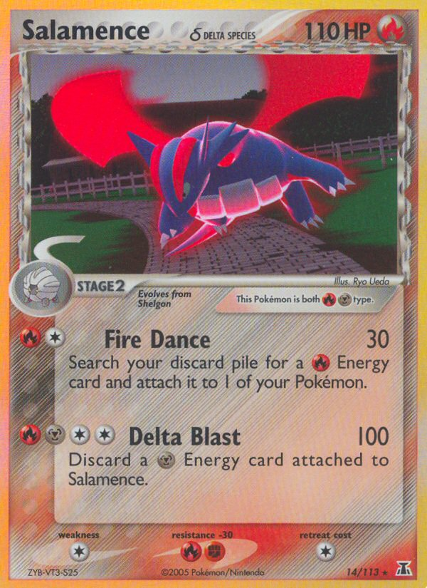 Salamence (14/113) (Delta Species) [EX: Delta Species] - The Mythic Store | 24h Order Processing