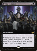 Dying to Serve (Extended Art) [Innistrad: Crimson Vow] - The Mythic Store | 24h Order Processing