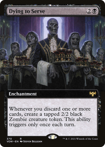 Dying to Serve (Extended Art) [Innistrad: Crimson Vow] - The Mythic Store | 24h Order Processing
