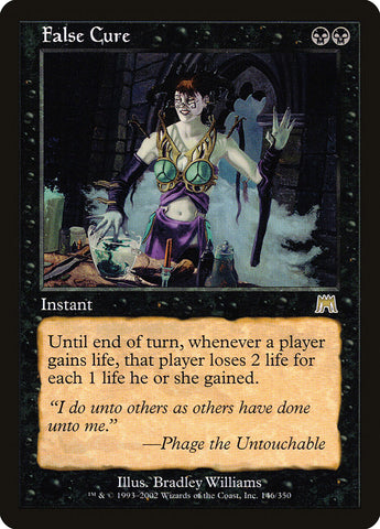 False Cure [Onslaught] - The Mythic Store | 24h Order Processing