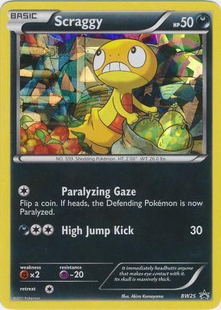 Scraggy (BW25) (Cracked Ice Holo) [Black & White: Black Star Promos] - The Mythic Store | 24h Order Processing