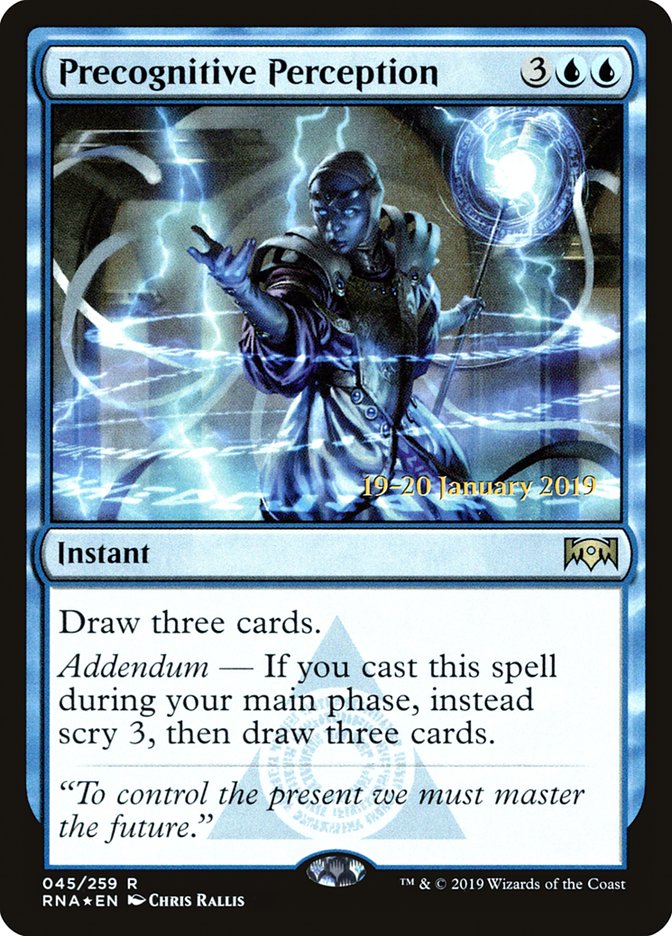 Precognitive Perception [Ravnica Allegiance Prerelease Promos] - The Mythic Store | 24h Order Processing