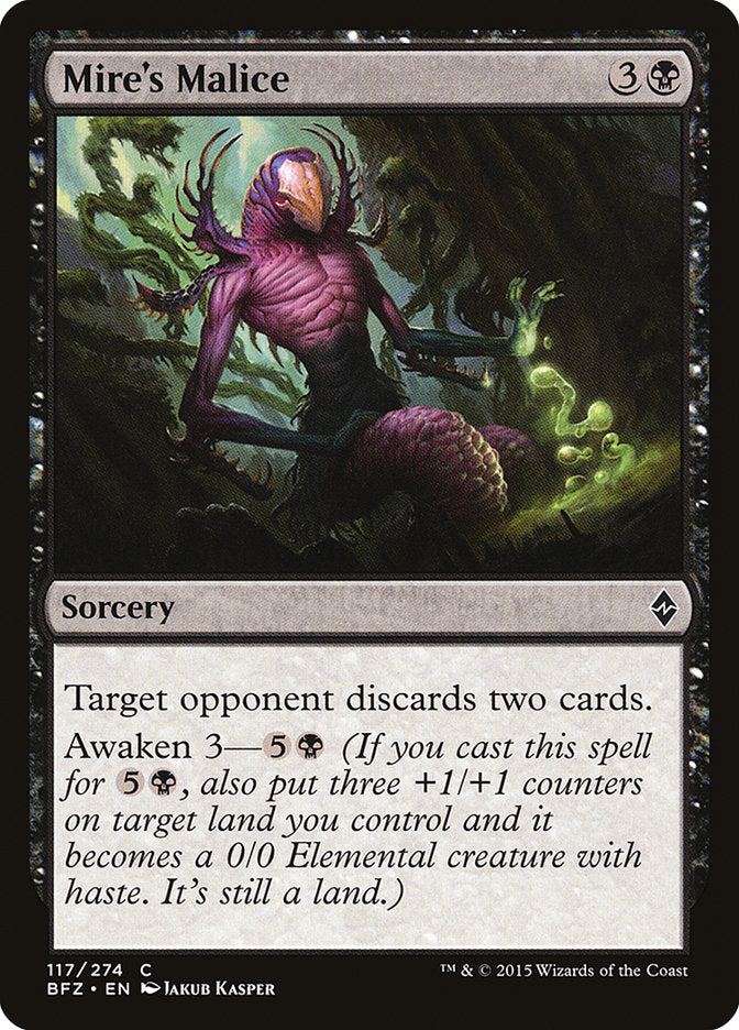 Mire's Malice [Battle for Zendikar] - The Mythic Store | 24h Order Processing