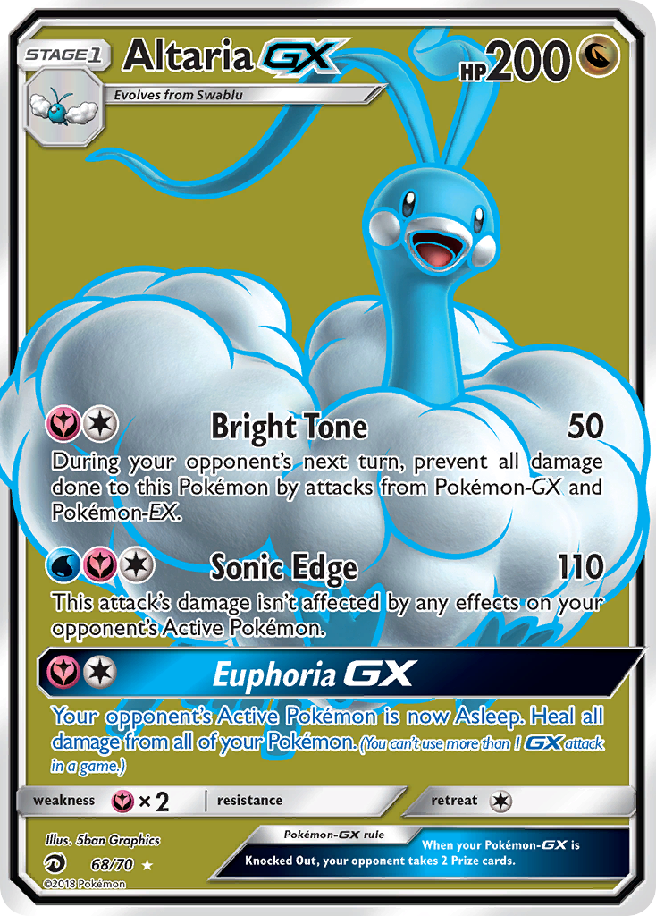 Altaria GX (68/70) [Sun & Moon: Dragon Majesty] - The Mythic Store | 24h Order Processing
