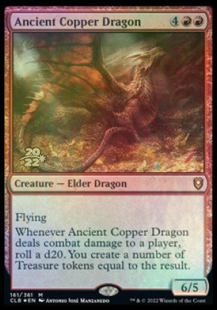 Ancient Copper Dragon [Commander Legends: Battle for Baldur's Gate Prerelease Promos] - The Mythic Store | 24h Order Processing