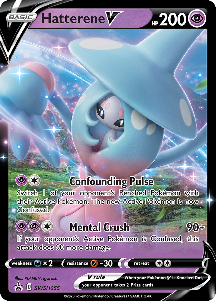 Hatterene V (SWSH055) (Jumbo Card) [Sword & Shield: Black Star Promos] - The Mythic Store | 24h Order Processing