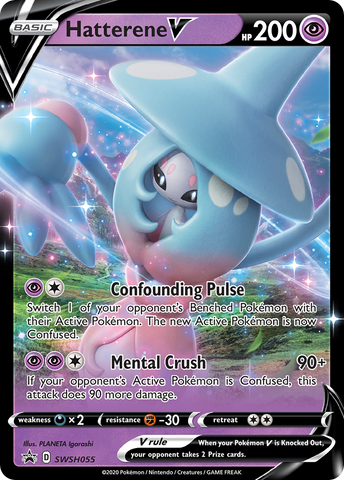 Hatterene V (SWSH055) (Jumbo Card) [Sword & Shield: Black Star Promos] - The Mythic Store | 24h Order Processing