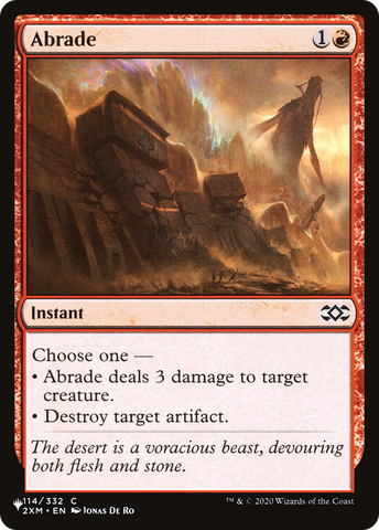 Abrade (2XM) [The List] - The Mythic Store | 24h Order Processing