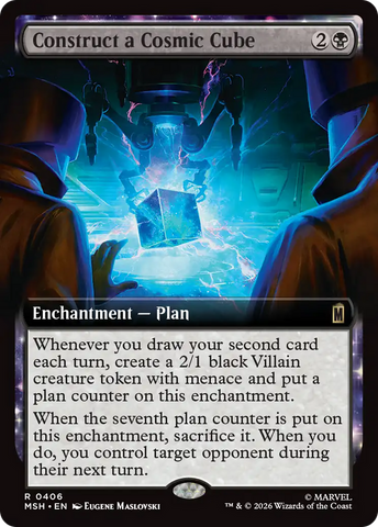 Construct a Cosmic Cube (Extended Art) [Marvel Super Heroes] - The Mythic Store | 24h Order Processing