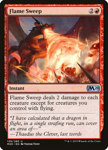 Flame Sweep [Core Set 2020] - The Mythic Store | 24h Order Processing