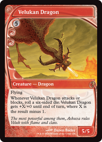 Velukan Dragon (Future Sight) [Mystery Booster 2] - The Mythic Store | 24h Order Processing
