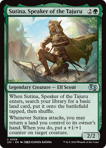 Sutina, Speaker of the Tajuru (Anime) [Foundations Jumpstart] - The Mythic Store | 24h Order Processing