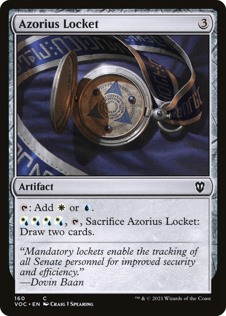 Azorius Locket [Innistrad: Crimson Vow Commander] - The Mythic Store | 24h Order Processing