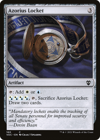 Azorius Locket [Innistrad: Crimson Vow Commander] - The Mythic Store | 24h Order Processing