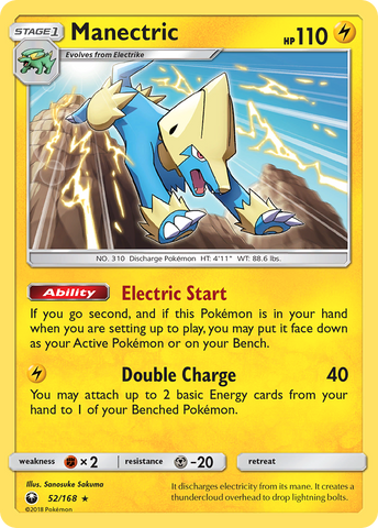 Manectric (52/168) [Sun & Moon: Celestial Storm] - The Mythic Store | 24h Order Processing