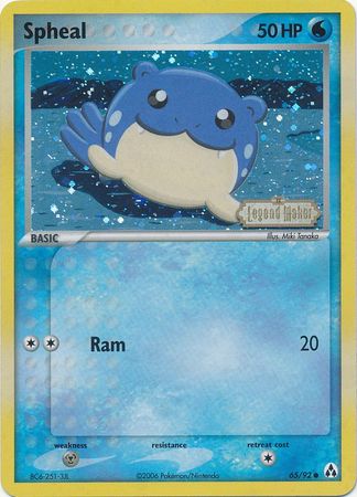 Spheal (65/92) (Stamped) [EX: Legend Maker] - The Mythic Store | 24h Order Processing