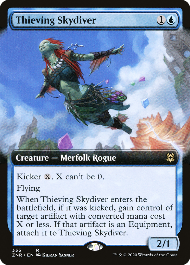 Thieving Skydiver (Extended Art) [Zendikar Rising] - The Mythic Store | 24h Order Processing