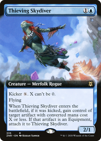 Thieving Skydiver (Extended Art) [Zendikar Rising] - The Mythic Store | 24h Order Processing
